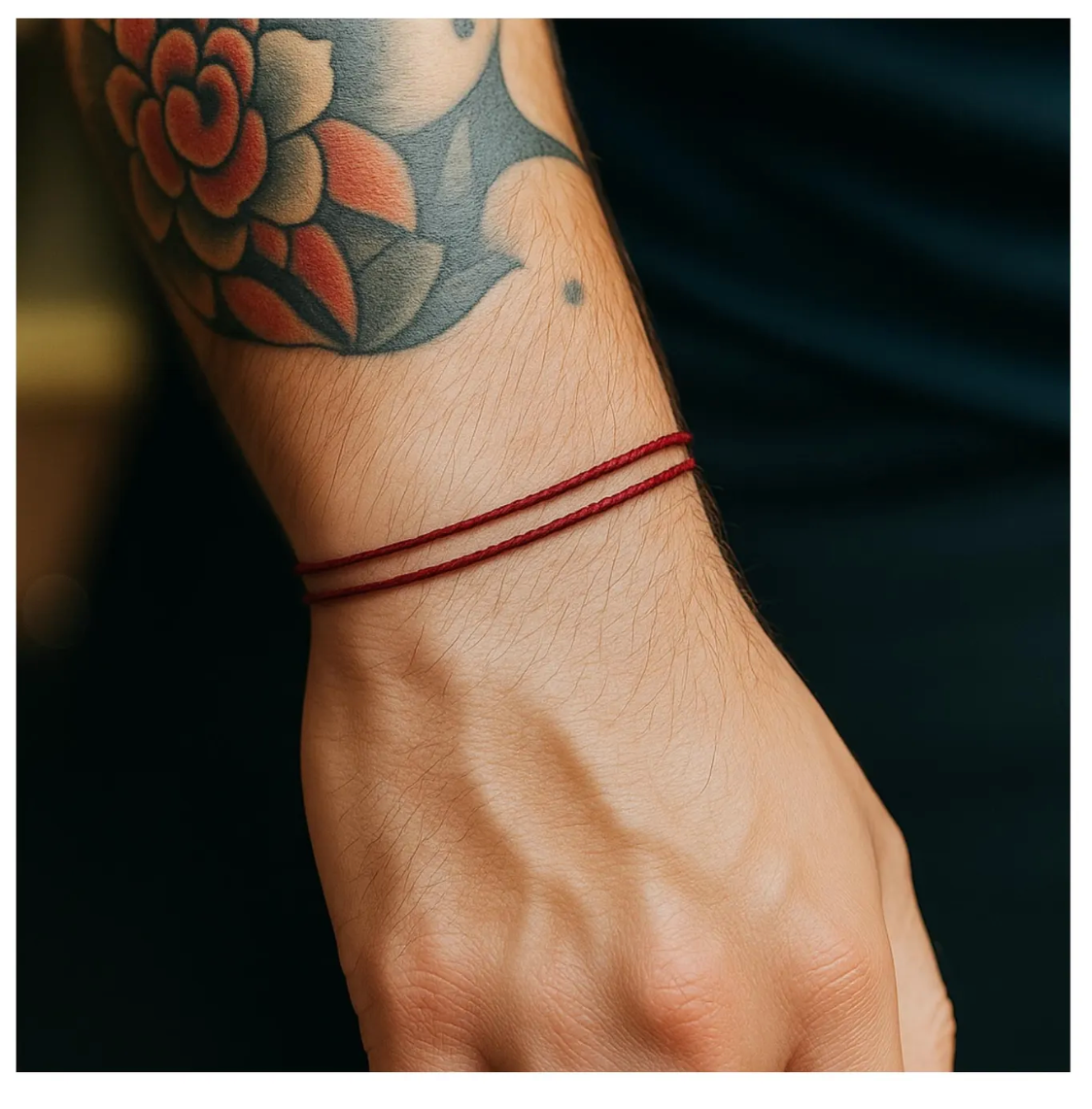 Scooter Antics™ Balance Brings Peace Sticker And Red Wish Bracelet Set