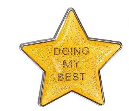 Imperfect Is Ok And Doing My Best Pin Set Encouragement Pins