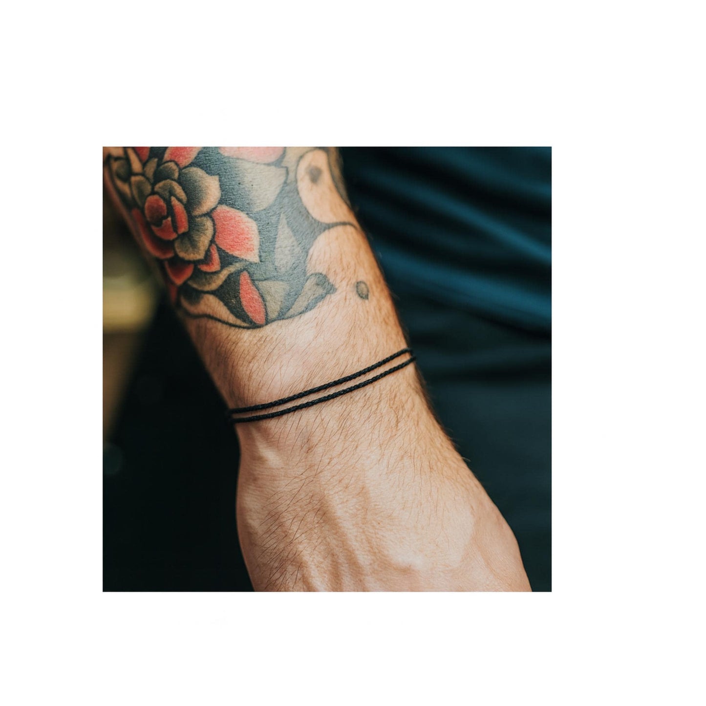 YOURSNOTABLY Scooter Antics Black Wish Adjustable Bracelet And Moving Forward Sticker