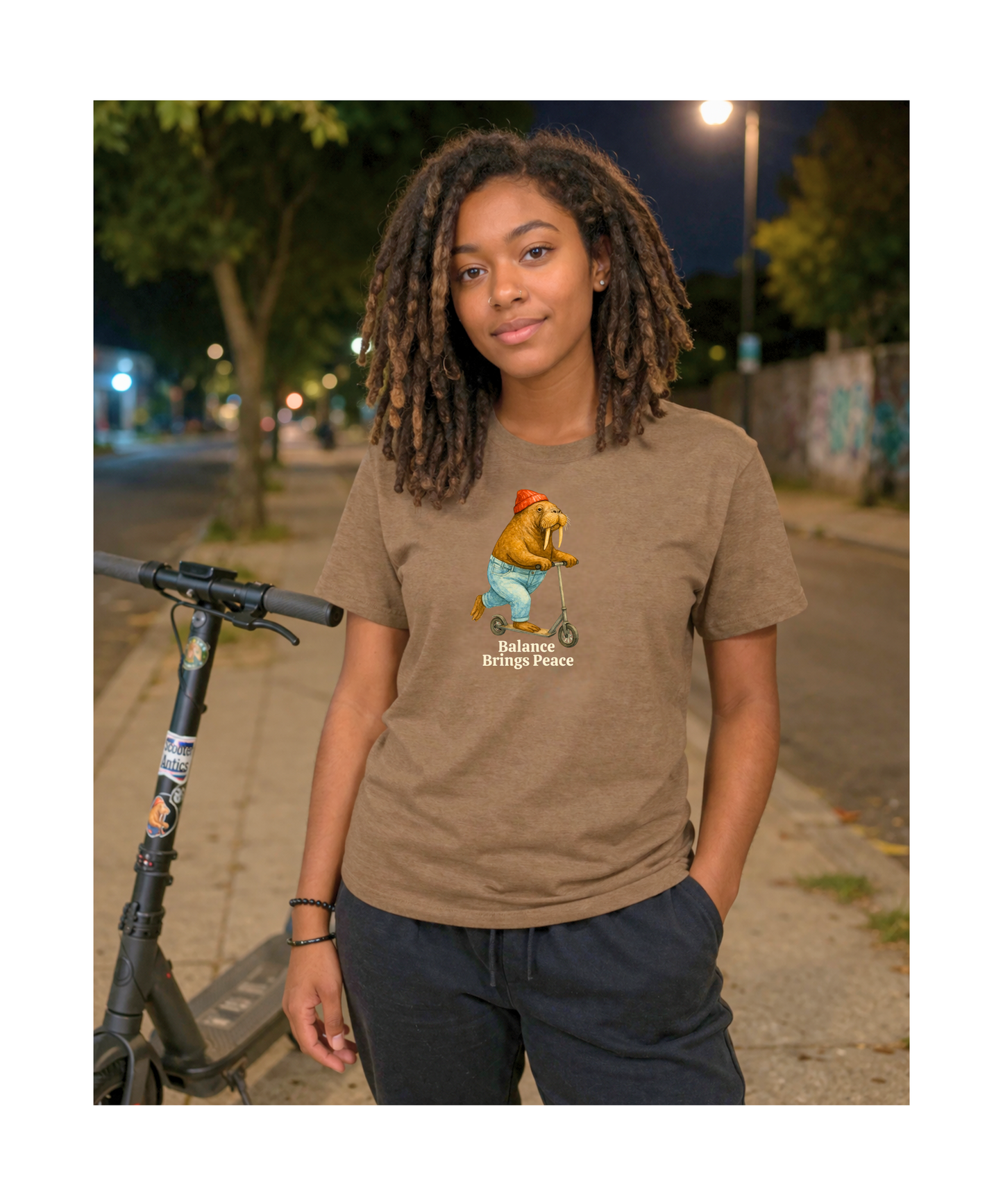 Scooter Antics® Walrus Kick Scooter T-Shirt