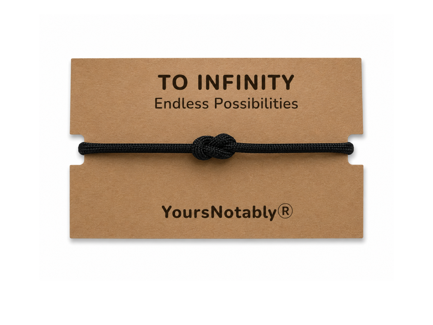 Black Infinity Bracelet