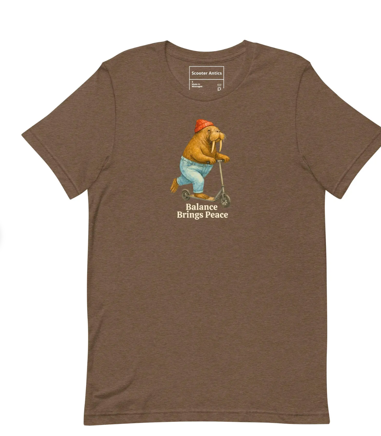 Scooter Antics® Walrus Kick Scooter T-Shirt