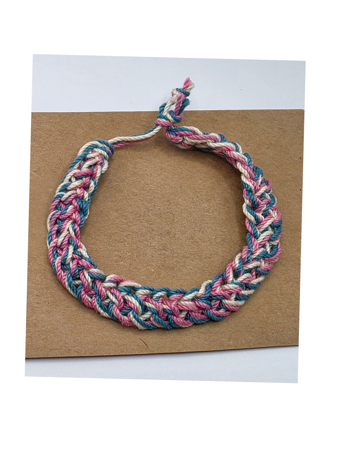 Hand Crocheted Adjustable Friendship Bracelet