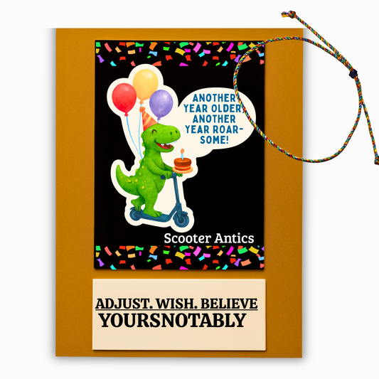 Colorful Wish Bracelet And Birthday Sticker