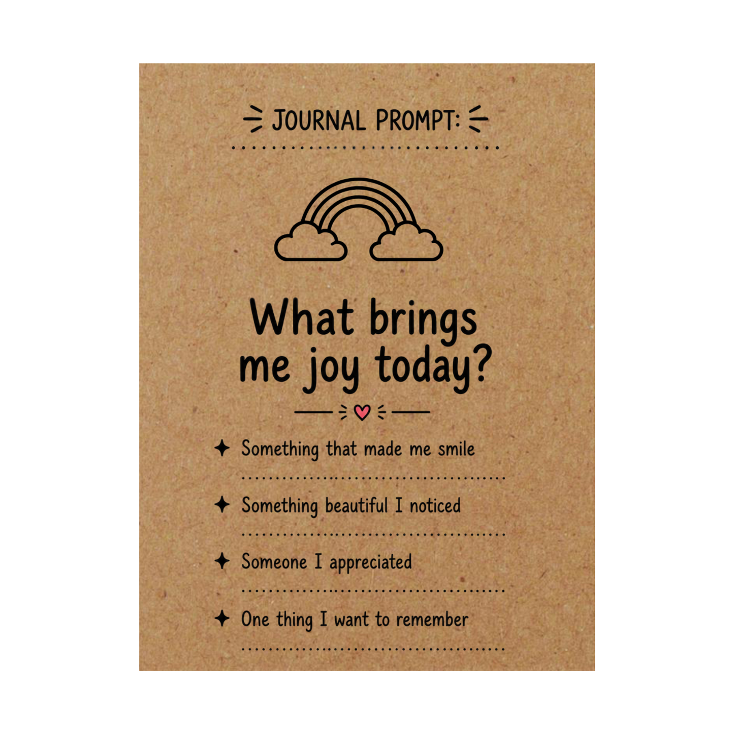 What Brings Me Joy Pocket Zine Mini Journal Bundle