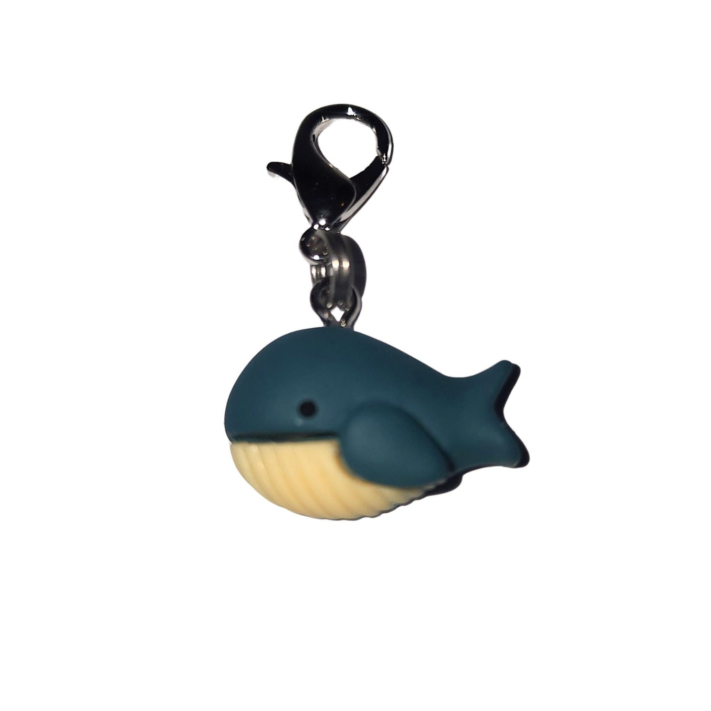 Resin Whale Zipper Pull Lanyard Charm