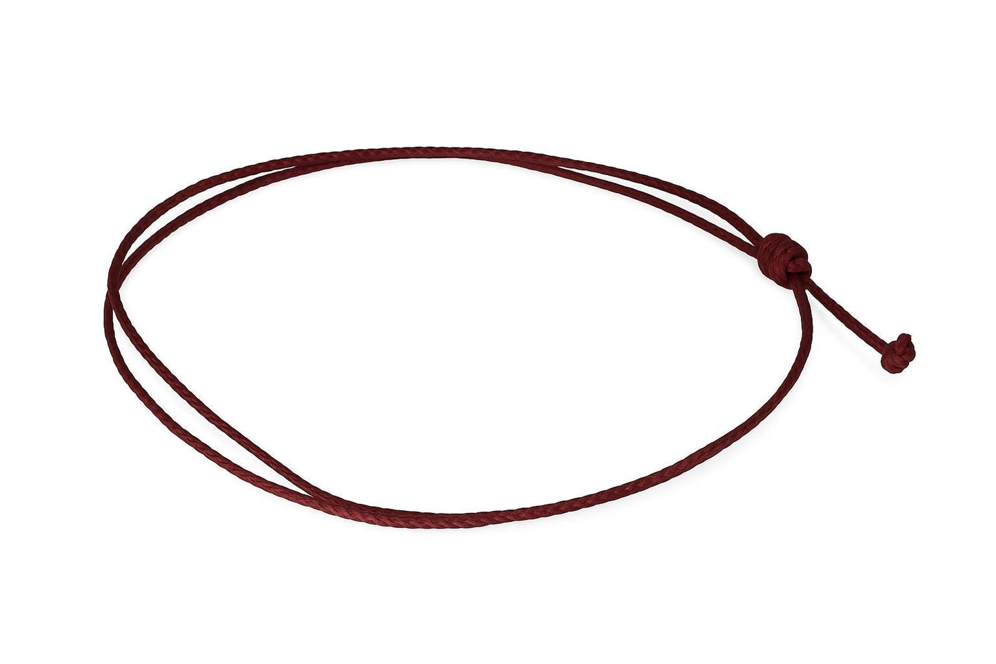 YOURSNOTABLY Red String Wish Minimalist Strand Bracelet TidbitsWishes Collection