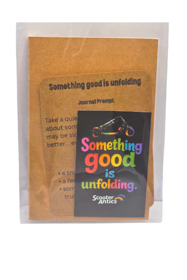 Scooter Antics™ Pocket Journal & Sticker Set