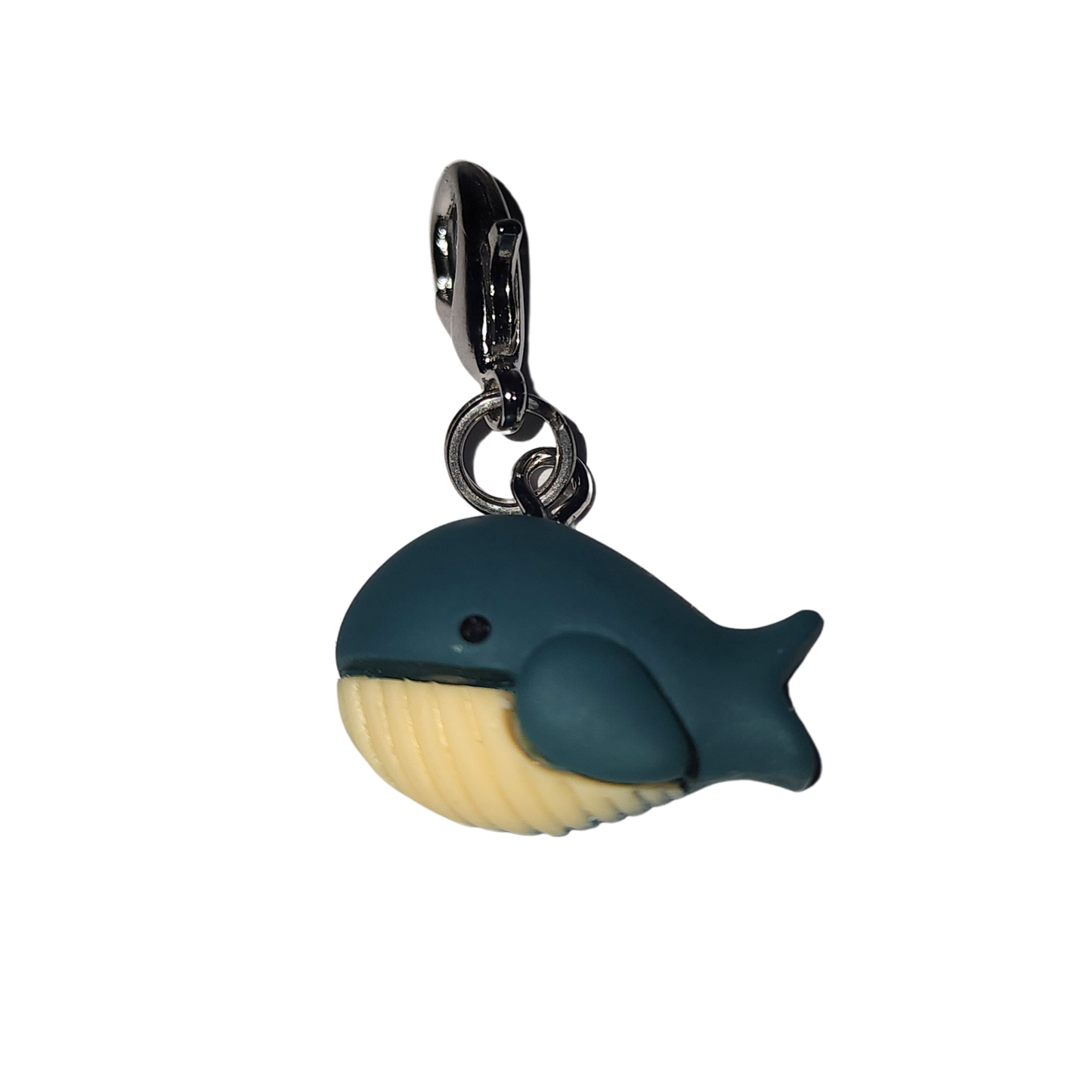 Tiny Whale Zipper Pull Charm